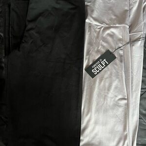 New lot of 2 pairs Forever 21 Contour Sculpt Flare Leggings